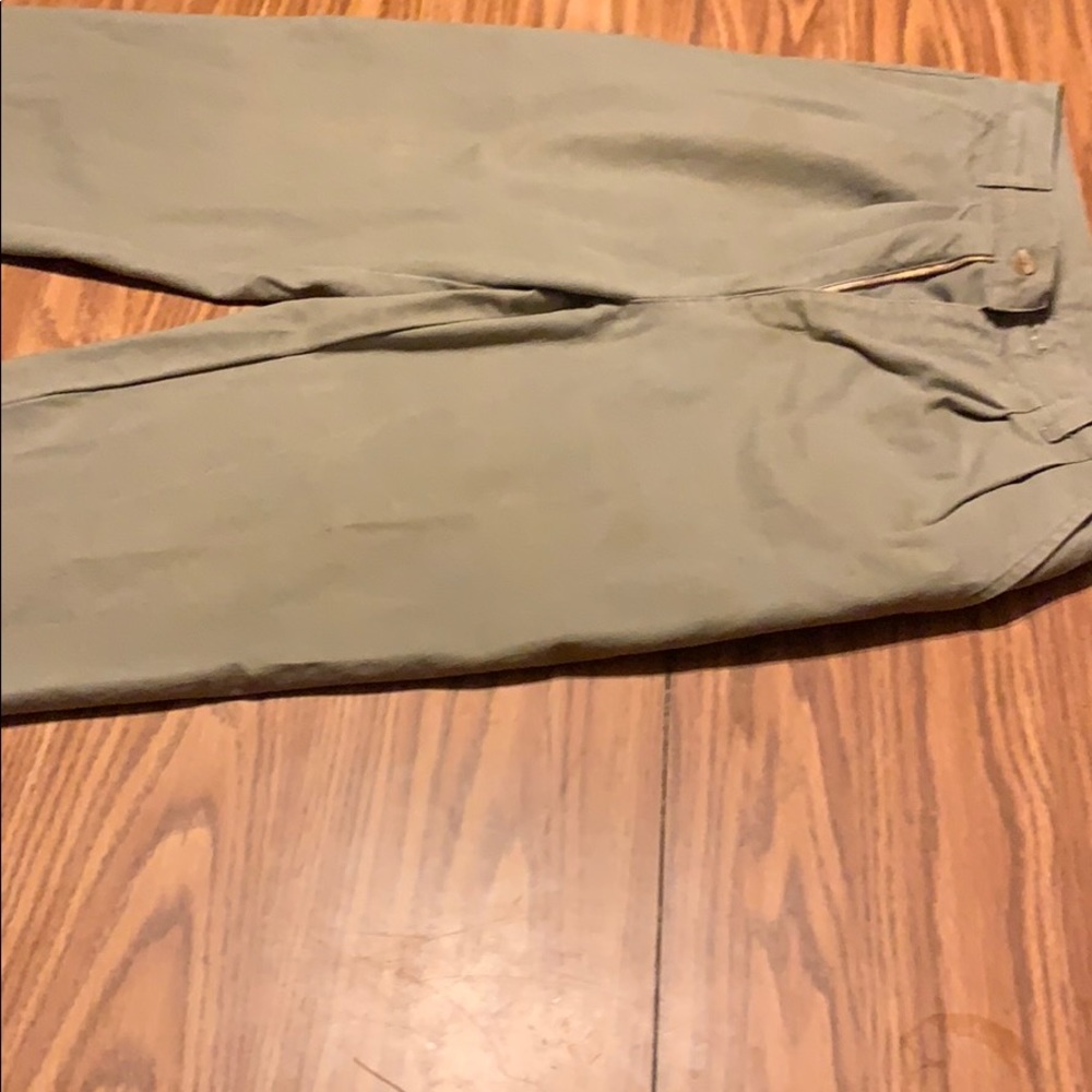 Khaki 100% cotton pants